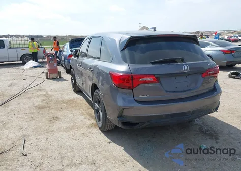 2017 Acura Mdx из США, поврежденный, VIN 5J8YD3H30HL002172